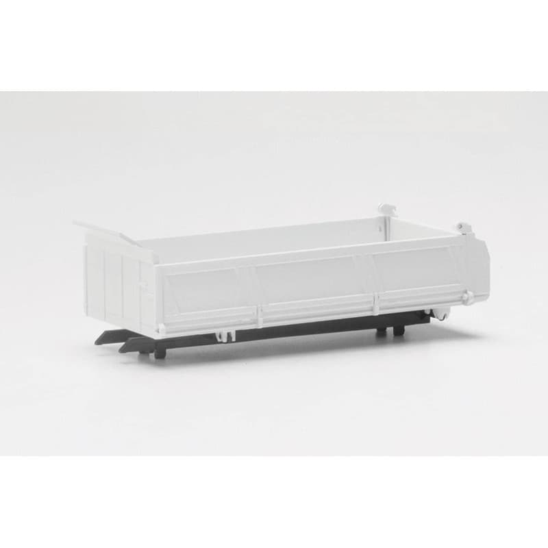 Herpa kit de modèles de camions Meiller Benne basculante pour Camion à 4 essieux 2 pièces, fidèles à l'original à l'échelle 1:87