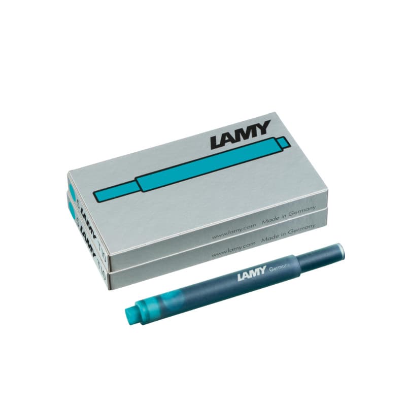 LAMY Lot de 2 Cartouches d'Encre T10 - Grand Stock - Pour Tous Modèles de Stylo Plume Lamy - 1,25 ml Par Cartouche - 5 Pièces Pa