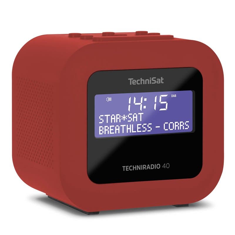 TechniSat TECHNIRADIO 40 - Réveil Radio Dab+ (Dab, FM, réveil avec Deux Temps de réveil réglables, minuteur, Fonction Snooze, éc