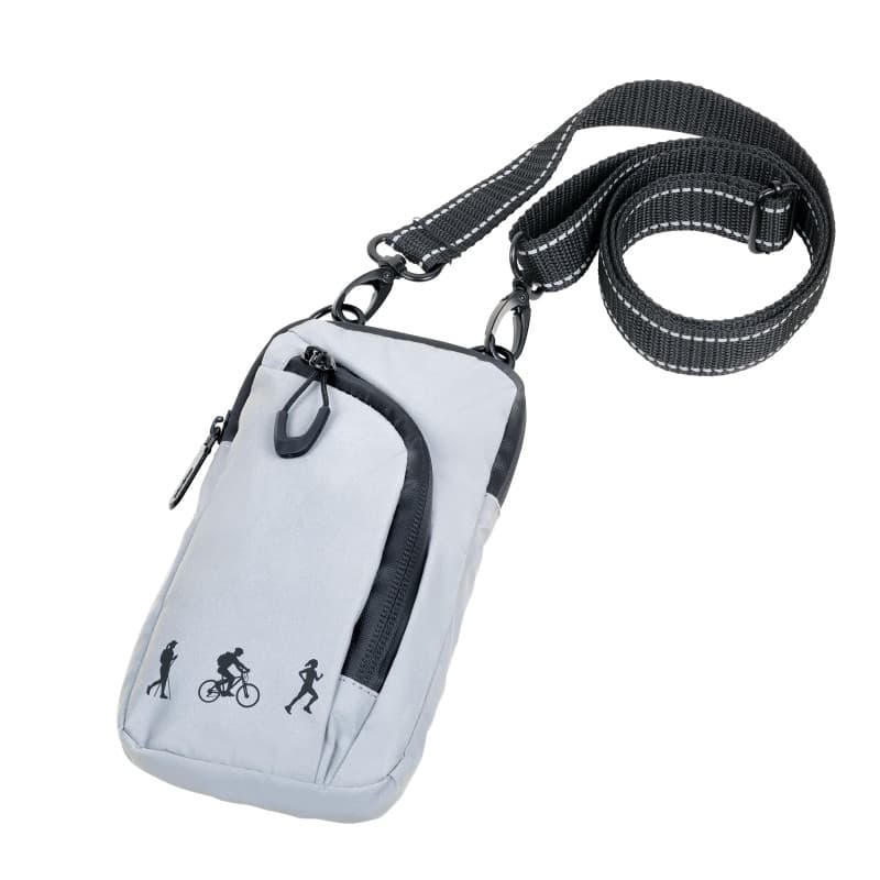 Sac à bandoulière pour téléphone Portable pour Le Sport/Les Loisirs avec 2 Compartiments, très réfléchissant - REFLACTIVE SMARTB