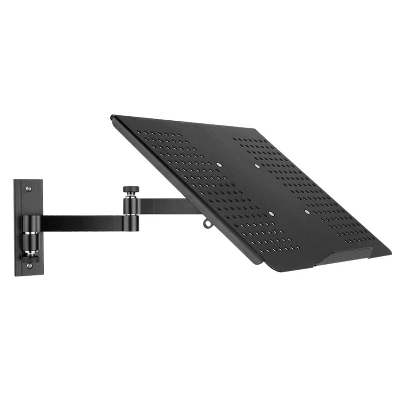 Drall Support Mural Universel - Netbook Tablet PC - Noir - avec Plaque d'adaptation pour Ordinateur Portable Plateau d'adaptatio