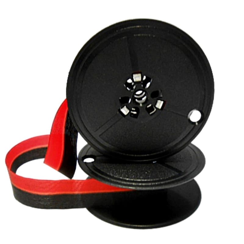 Farbbandfabrik Ruban encreur pour machine à écrire Hermes Baby Noir/rouge Taille 5