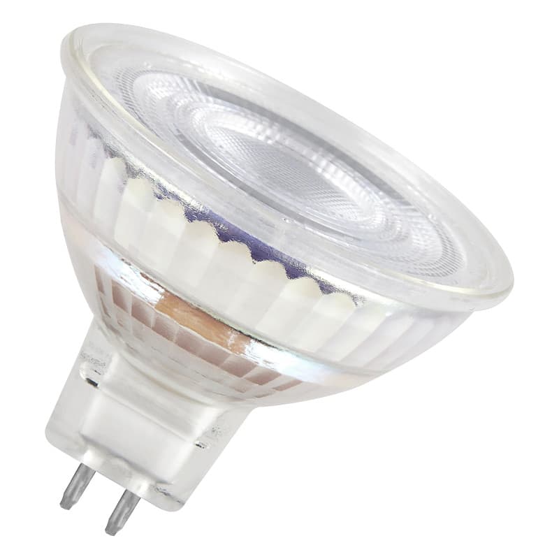 OSRAM Lampe à LED LED LED MR16 pour Gu53 Base, lampe réflecteur, conception en verre, 621 lumens, blanc chaud (2700k), remplacem