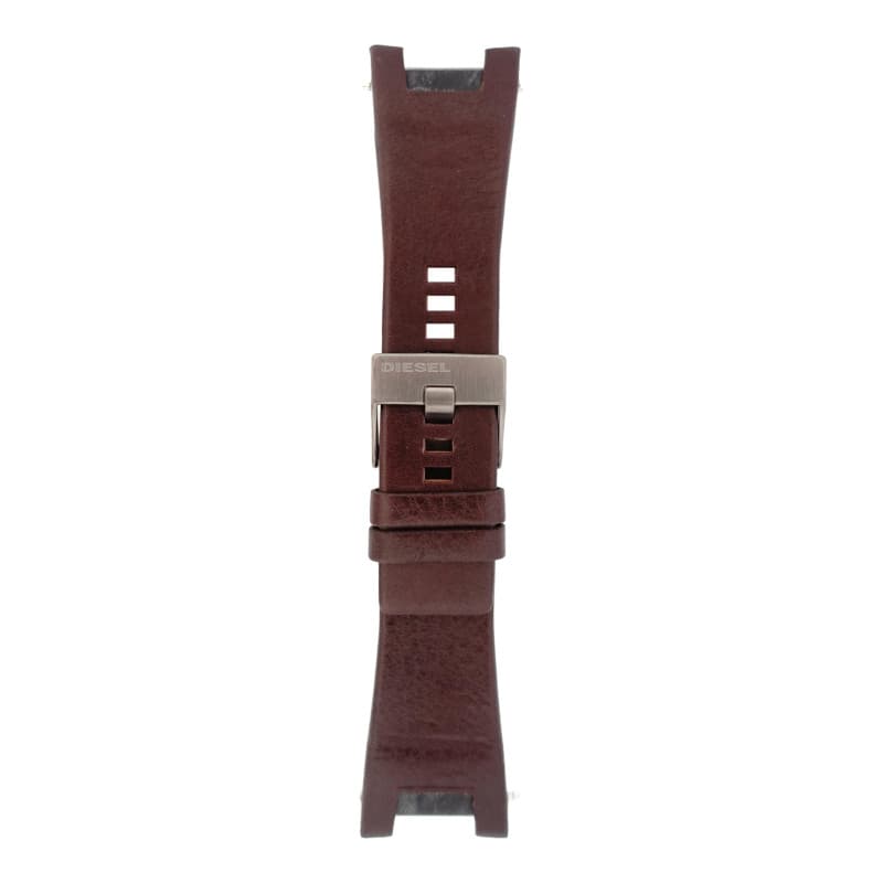 Diesel Montres pour Hommes 30mm, Cuir Marron, Bande de Rechange Originale pour DZ1216