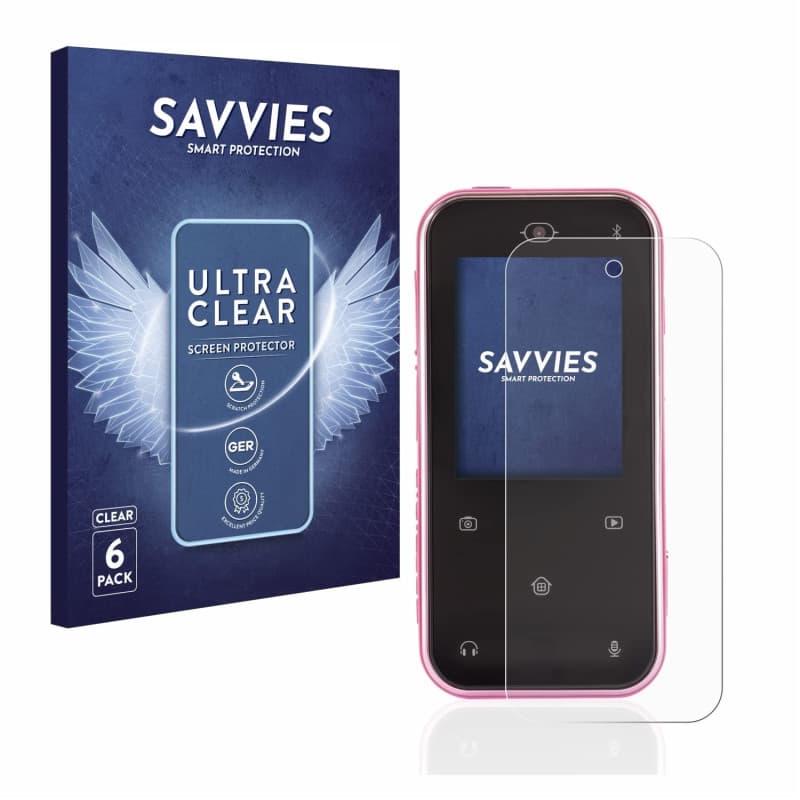 savvies Protection Ecran pour Vtech Kidizoom Snap Touch (6 Pièces) - Film Protection Ultra Clair