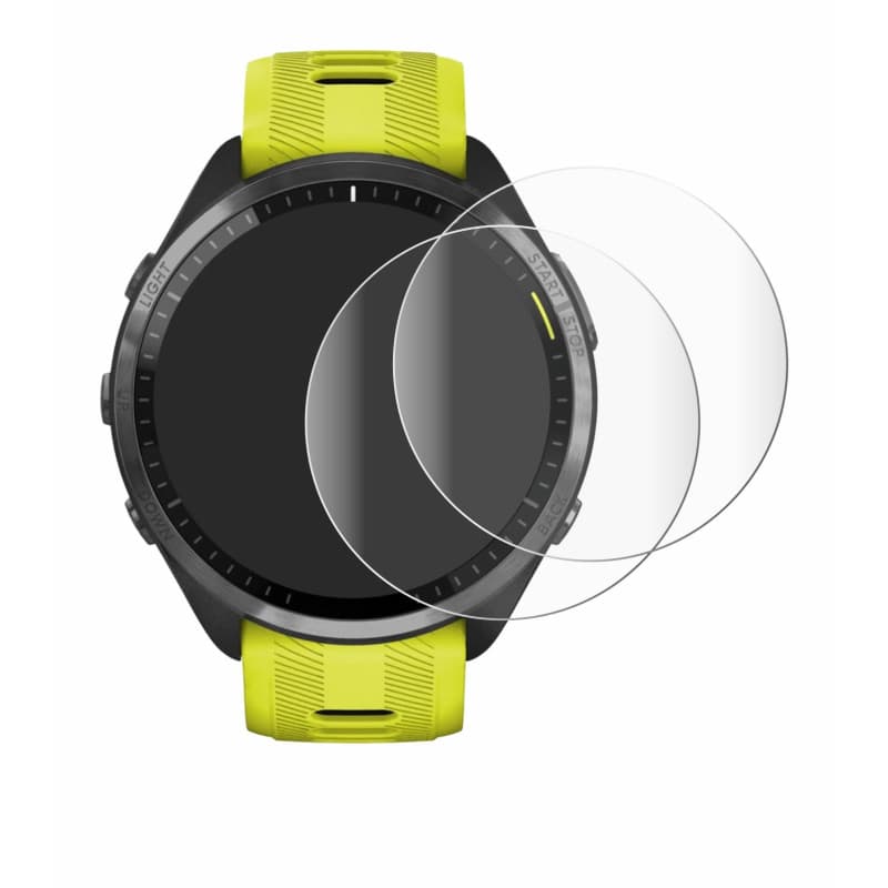 brotect Protection Intégrale 3D Incurvé pour Garmin Forerunner 965 (2 Pièces) - Couverture Complète, Film Protection Écran