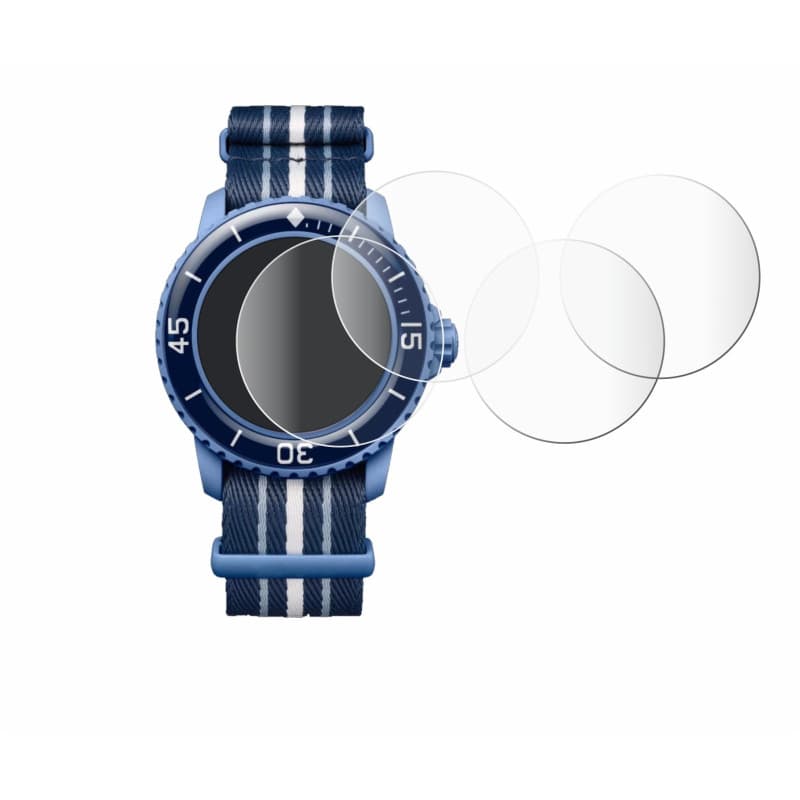 brotect Protection Intégrale 3D Incurvé pour Blancpain x Swatch Scuba Fifty Fathoms (2 Pièces) - Couverture Complète, Film Prote