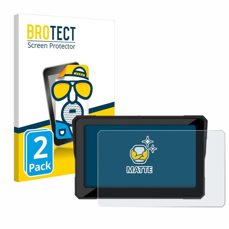 brotect Protection Ecran Anti-Reflet pour Carpuride W702 7" (2 Pièces) - Film Mat