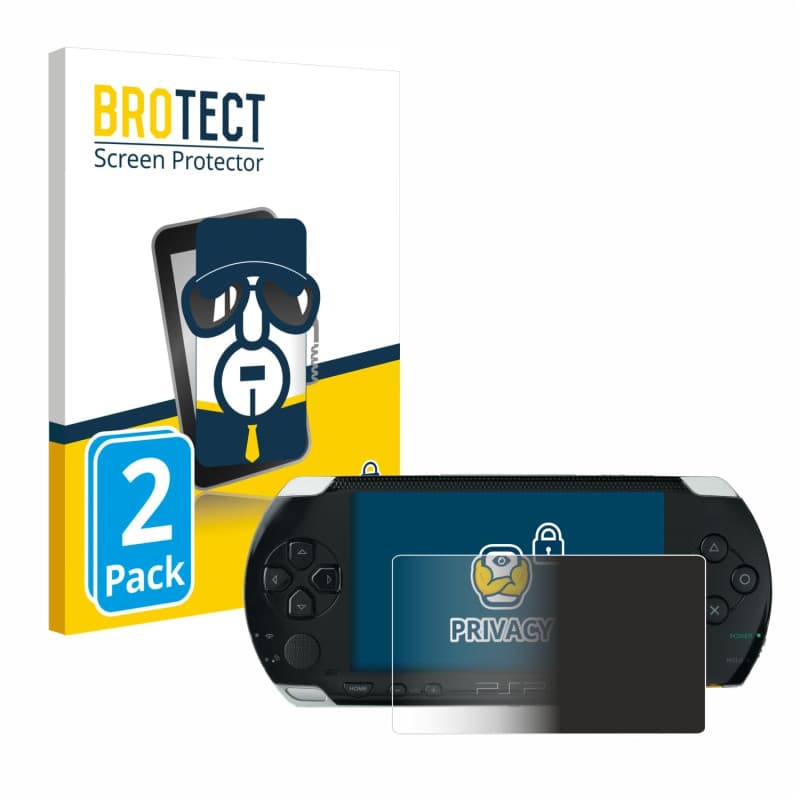 brotect (2 Pièces Protection Anti-Espion pour Sony PSP 1000 [Anti-Spy, Privacy Film, Écran de Confidentialité, filtre de lumière