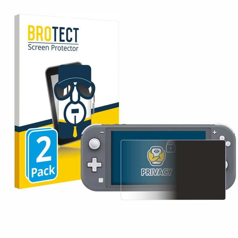 brotect (2 Pièces Protection Anti-Espion pour Nintendo Switch Lite [Anti-Spy, Privacy Film, Écran de Confidentialité, filtre de