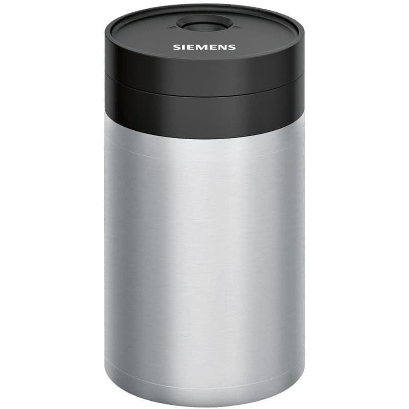 Siemens Récipient à lait isotherme, garde le lait frais pendant plusieurs heures, couvercle freshLock, pour série EQ, acier inox