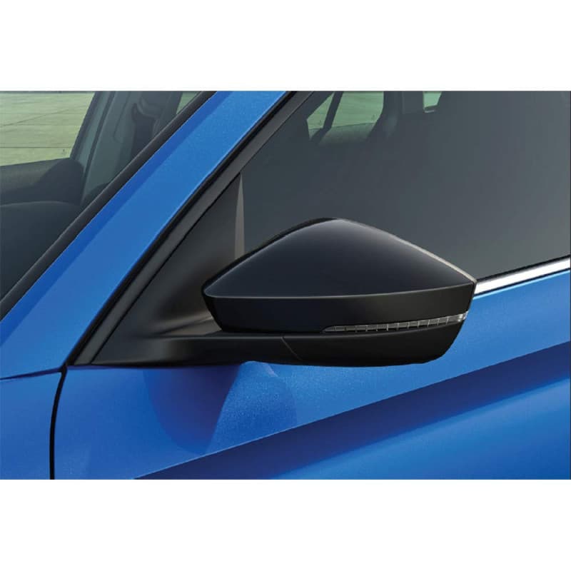 Skoda 654072530 Tuning Capuchons de rétroviseur extérieur Noir