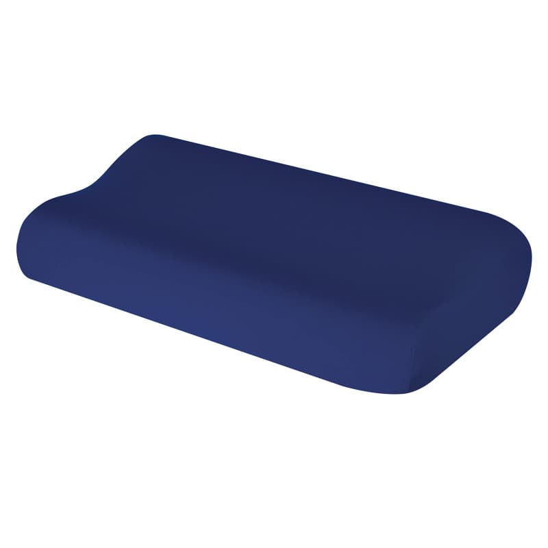 Theonoi Housse de coussin pour coussin de nuque, coussin de santé en coton, pour tailles de 35 x 60 à 45 x 75 cm (bleu marine 10