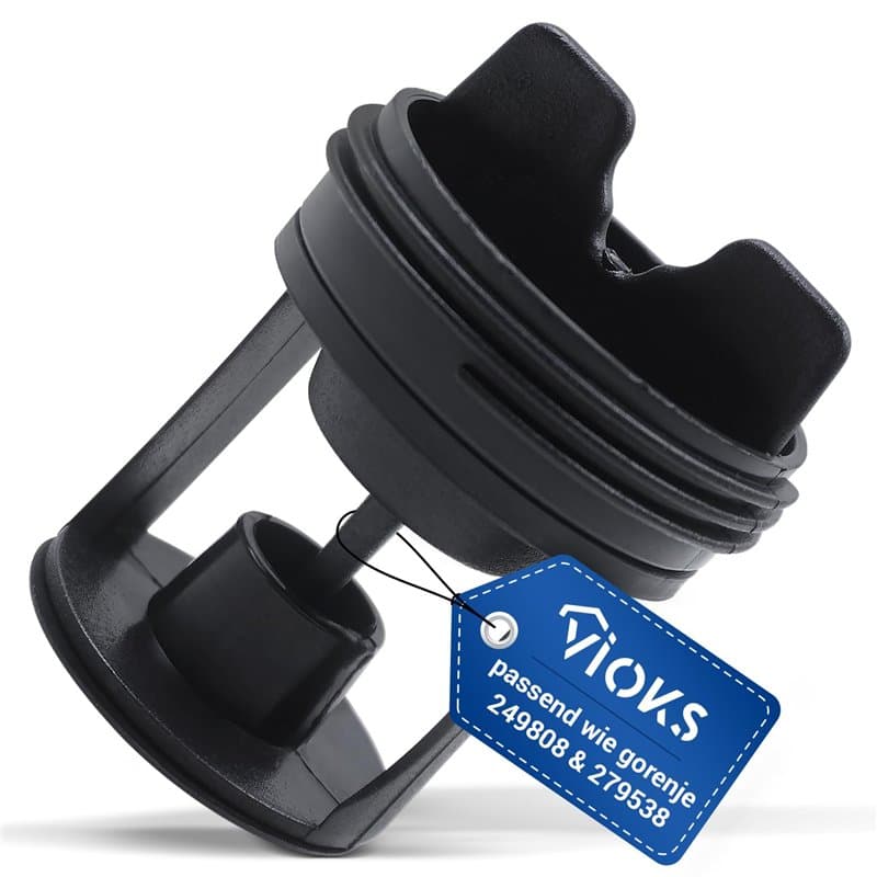 VIOKS Filtre à peluches de rechange pour machine à laver Gorenje 279538 249808 - Filtre à peluches pour pompe de vidange - Diamè