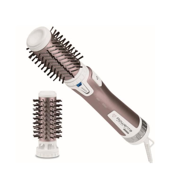 Rowenta Brush Activ Premium Care CF9540 Brosse soufflante à air chaud à chaleur Aluminium, Métallique, Blanc 1000 W 1,8 m