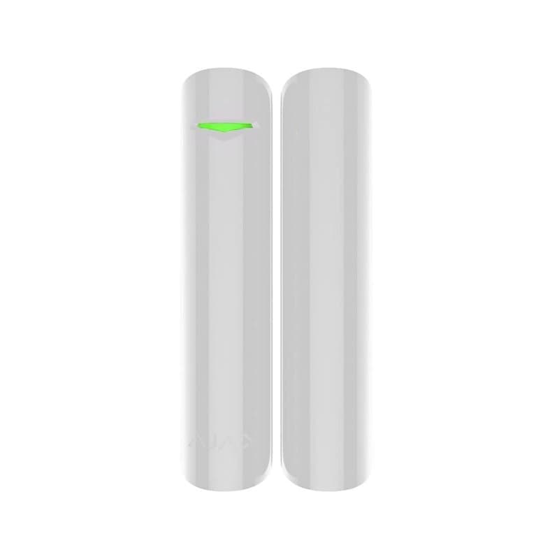 AJAX 38101.13.WH DOORPROTECT Plus White RILEVATORE APERTURA MAGNETICO INCLINAZIONE E URTO Détecteur d'ouverture magnétique, Blan