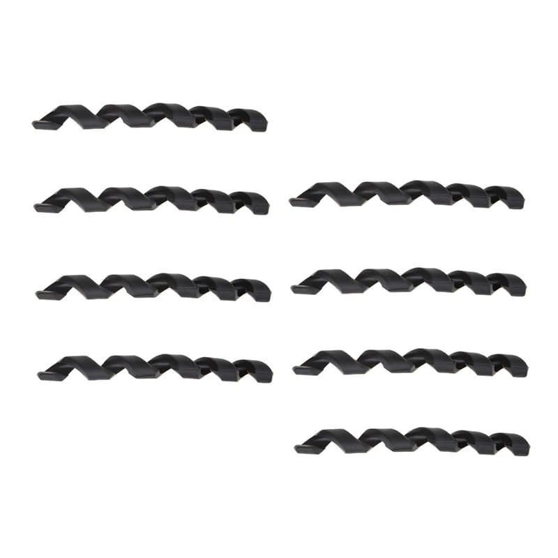 YINETTECH Lot de 8 Gaines de Protection pour câble de vélo en Caoutchouc TPR Anti-Friction Noir 60 mm