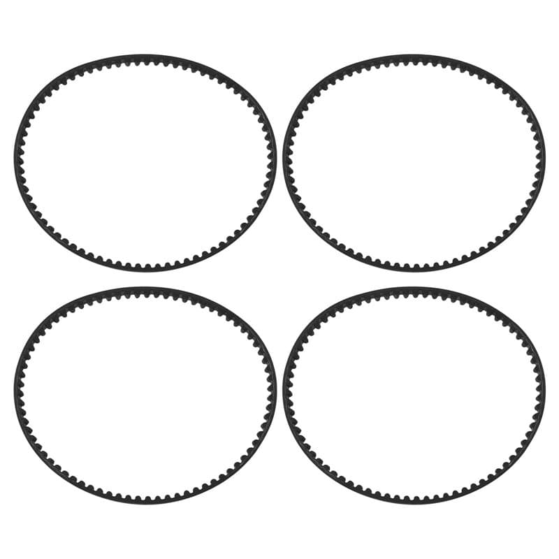 YINETTECH HTD 225-3M-6 Lot de 4 courroies de distribution sans fin en caoutchouc 75T 225 mm Longueur x largeur 6 mm Courroies d'