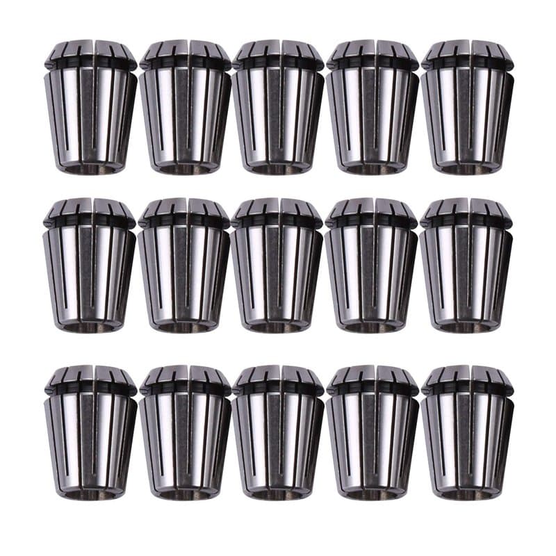 Lobamop Lot de 15 pinces de serrage ER25 - Pour fraisage et moteurs à - 2 mm - 16 mm