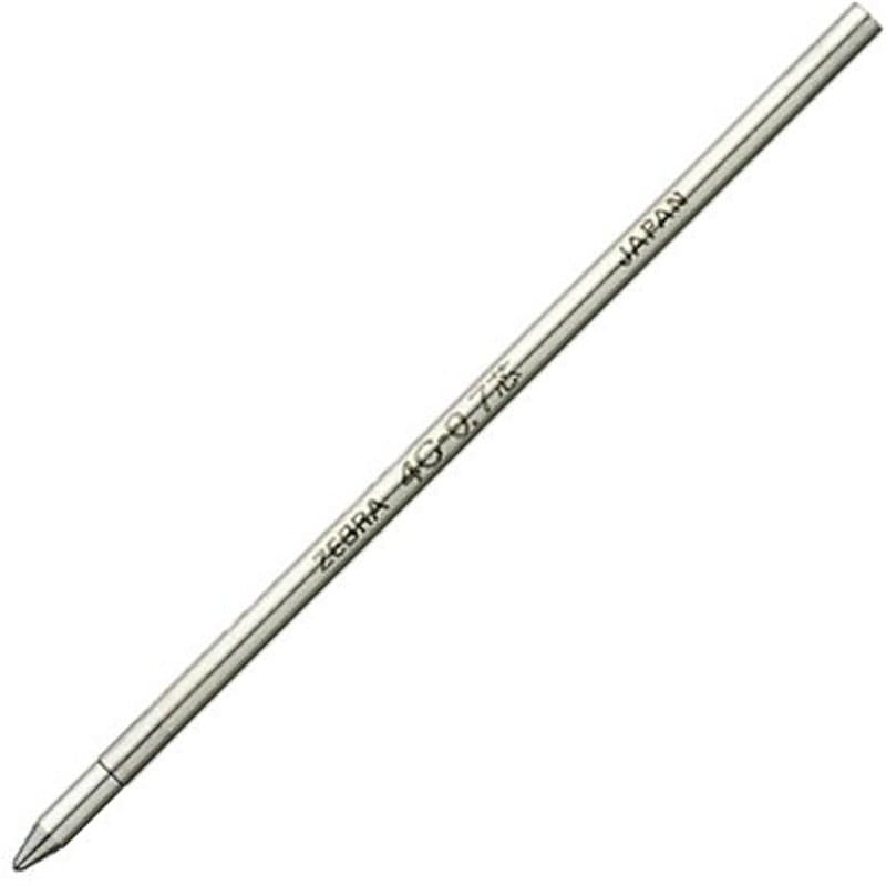 Zebra Lot de 10 Recharges 4c pour stylo Zebra 0,7 mm Bleu