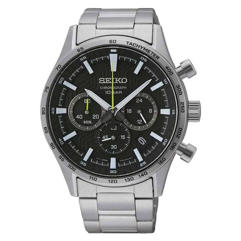 Seiko Hommes Analogique Quartz Montre avec Bracelet en Acier Inoxydable SSB413P1