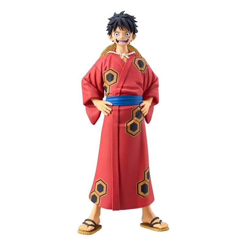 Banpresto Figurine d'action Monkey D Luffy One Piece - Dxf The Grandline Series Wanokuni Yukata Ver., Multicolore BP88902P 16 cm