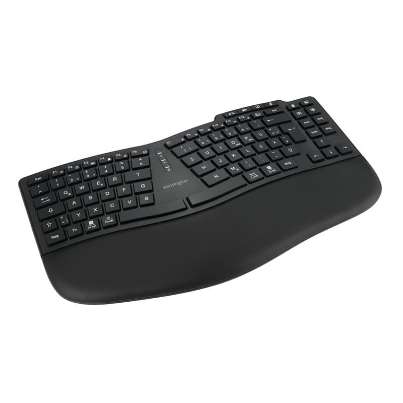 Kensington Bluetooth Clavier Allemand, QWERTZ Noir Rechargeable