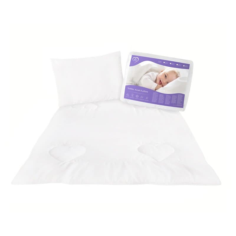 Parure Couette et Oreiller Anti allergie 135x100 cm pour lit bébé
