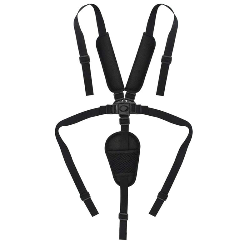 volumoon Harnais Chaise Haute, Harnais de Sécurité à 5 Points, Harnais de Sécurité Bebe avec Coussinets Epaules, Sangles de Chai