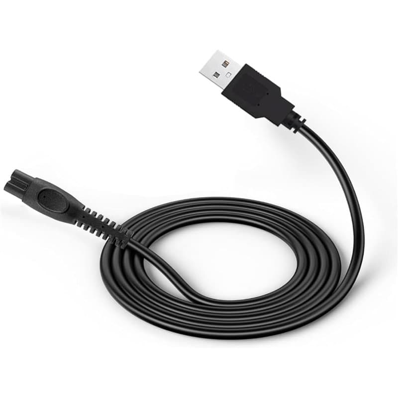 Remplacement Câble de Chargement USB Chargeur 5V Cordon d'alimentation pour Rasoir Électrique, compatible avec Philips QP2724/90