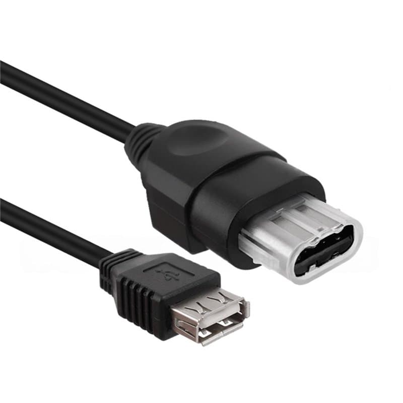 Câble Convertisseur USB Femelle vers 5 Broches pour Manette de Jeu compatible avec Xbox 1ère Génération Origine | 80cm | Pas pou