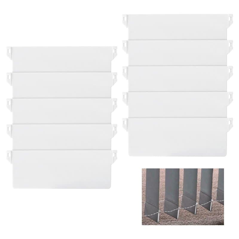 10pcs Poids Aveugles Verticaux, 89mm Poids pour Stores Verticaux Lattes Inférieure Lattes De Remplacement des Pièces De Rechange