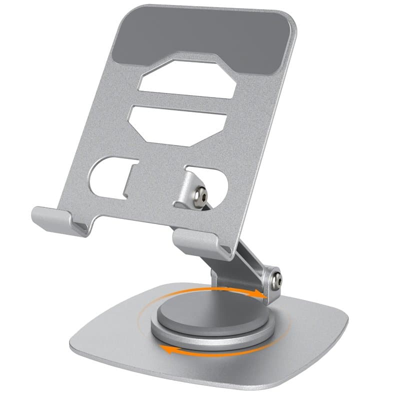 Euqvunn Base Stable Support Telephone Voiture, Réglable en Hauteur Support Tablette, Rotation Libre à 360° Support Telephone Bur