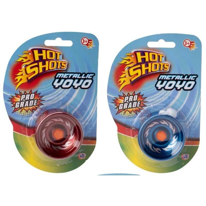 Lot de 2 yo-yo métalliques de qualité supérieure pour enfants débutants – Yo-yos haute performance pour les tours et le jeu, rem