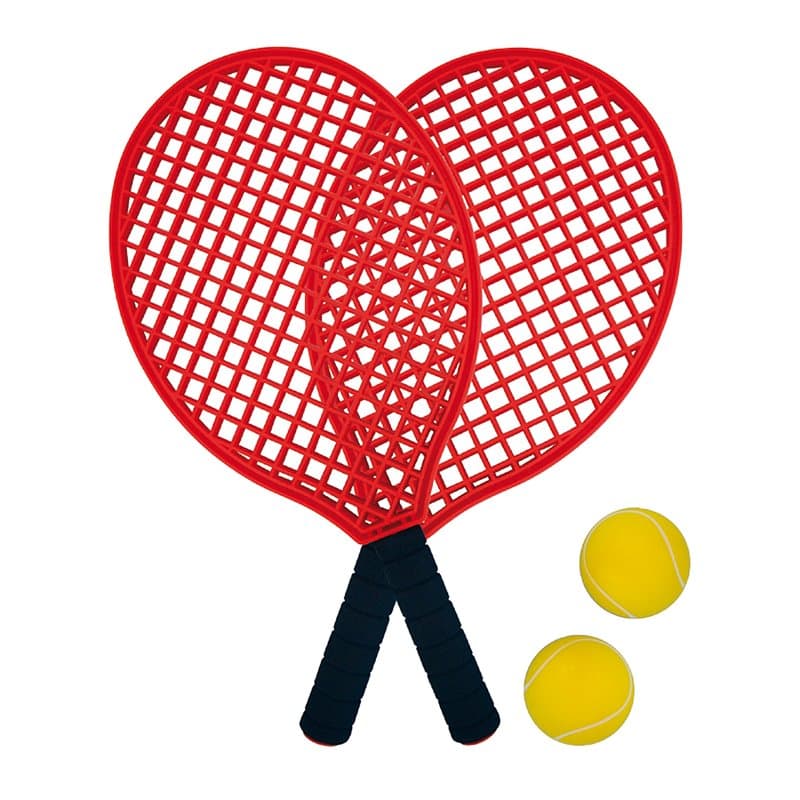 Schildkröt Set de Tennis de Plage, 2 Raquettes, 2 Balles Souples, dans Un Sac en Filet Refermable, 970130