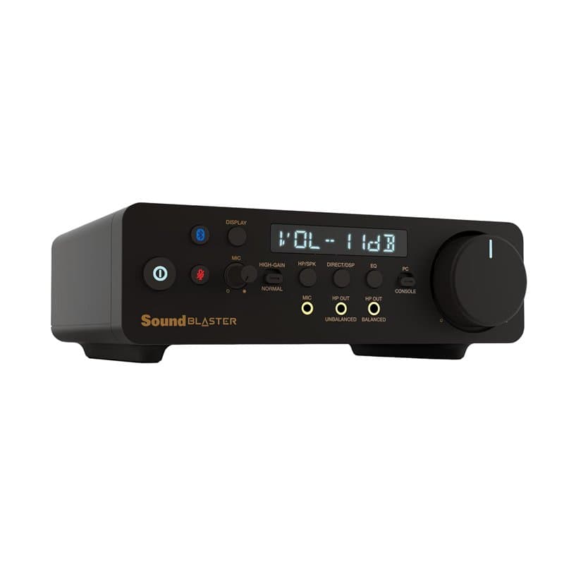 CREATIVE Sound Blaster X5 Hi-res 32-bit/384 kHz Convertisseur numérique-analogique USB Externe avec bi-ampli Casque Xamp entière