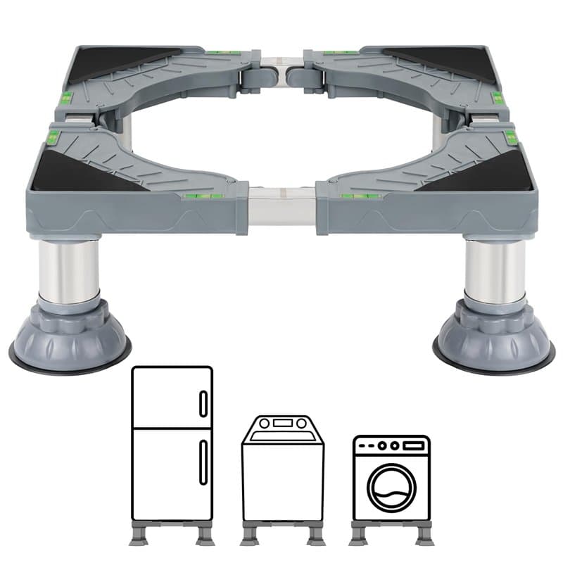Winter Shore Support Lave Linge & Appareils Blancs - Rehausseur Cuisiniere, Sèche-linge, Mini Frigo Universel - Socle Machine à