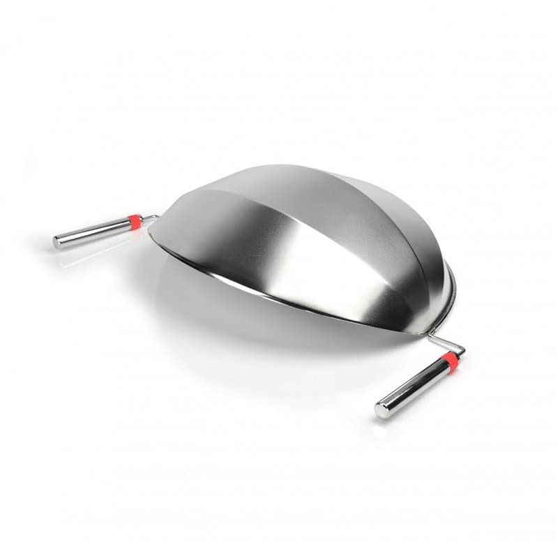 Barbecook Dôme réflecteur de chaleur barbecue charbon Optima/Loewy 45, Inox 43cm, Argent