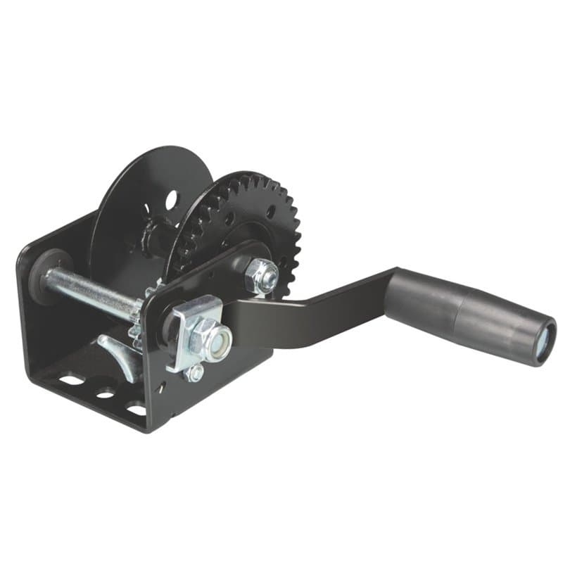 Toolland Treuil portable, treuil remorque bateau, palan manuel à câble avec manivelle, capacité de charge max. 250 kg, rapport d
