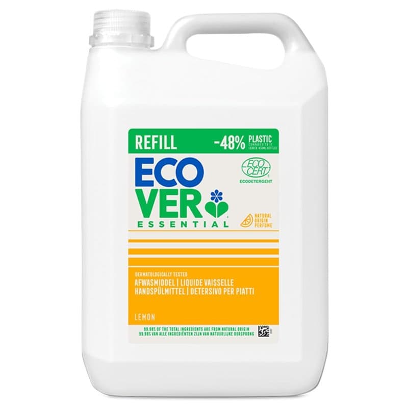 Ecover Essential Liquide Vaisselle, Nettoyant Vaisselle aux Extraits Botaniques, Action Nettoyante et Dégraissante, Parfum Citro
