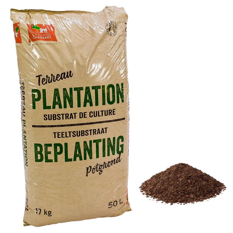 La Plaine Chassart - Terreau Plantation 50L - Toutes Variétés de Plantes Extérieur - Parc, Jardin, Terrasse, Balcon - Arbres, Ar