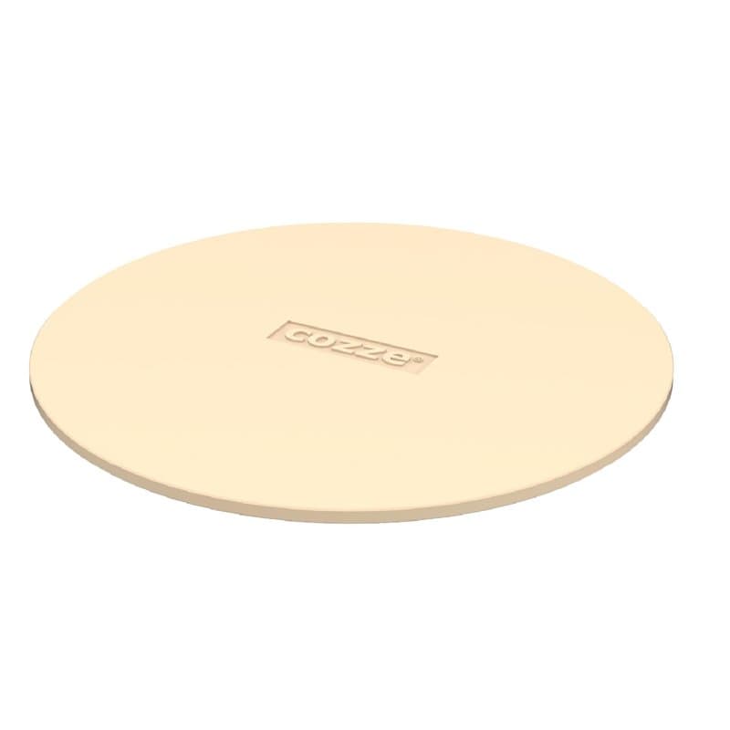 Cozze® Pierre à Pizza 17" Ø42,5 x 1,0 cm - Pierre pour Four à Pizza et Barbecue - Résultat Croustillant à Domicile - Idéale pour