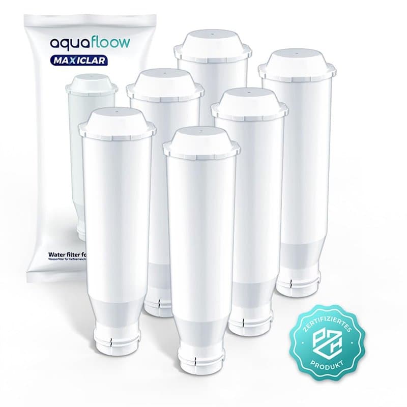 Aquafloow Lot de 6 filtres à eau compatibles avec Krups F088 F 088 - Compatible avec de nombreux modèles Krups, Siemens, Bosch,
