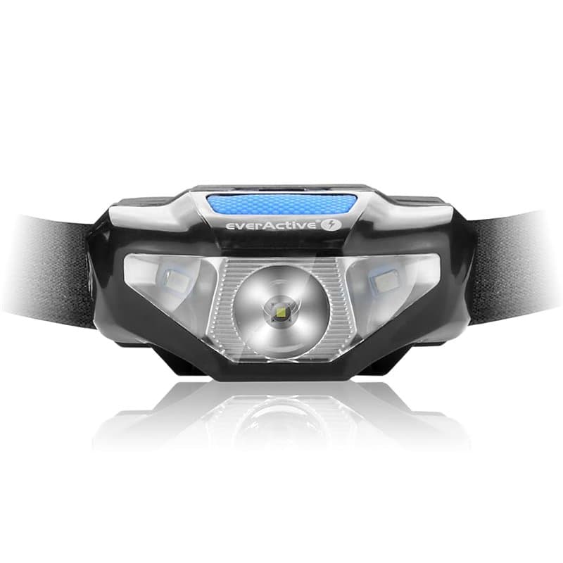 everActive Lampe frontale LED haute puissance, 120 lumens, 2 sources de lumière indépendantes, modèle HL-120