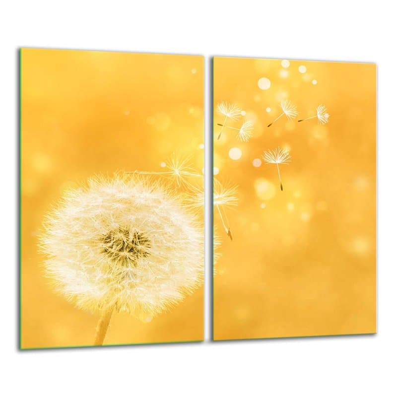 TMK Lot de 2 cache-plaques de cuisson de 30 x 52 cm avec plaque vitrocéramique, protection contre les éclaboussures, plaque en v