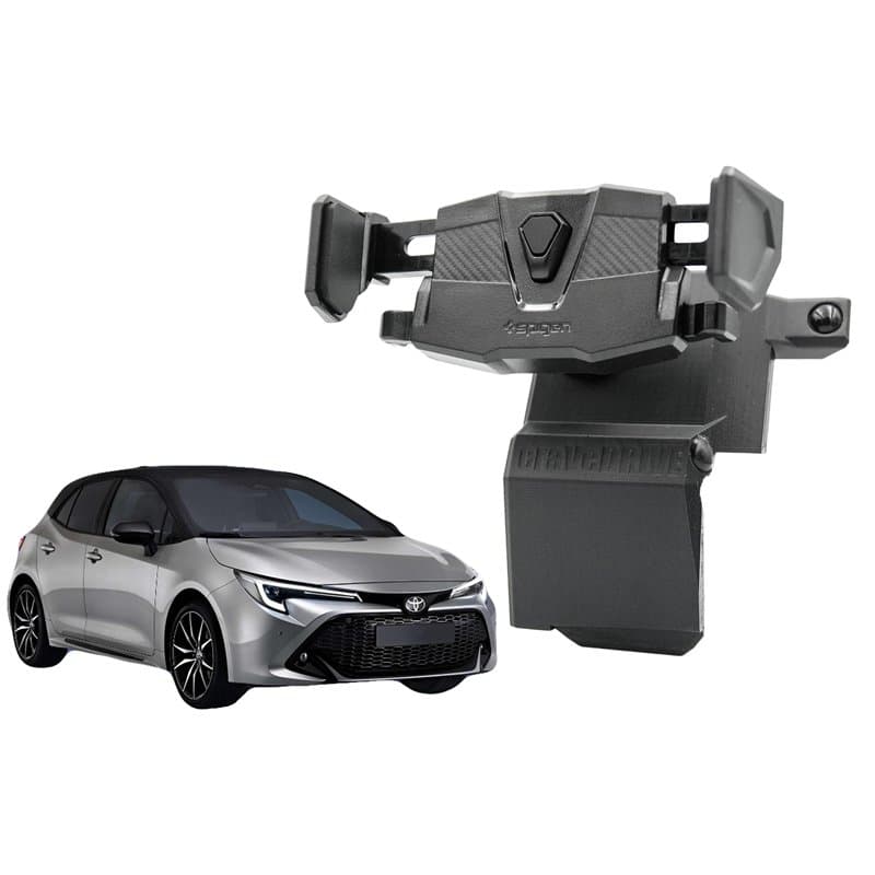craVeDRIVE Support automatique de téléphone portable pour Toyota Corolla XII E21 2022+ - Support de téléphone portable pour voit