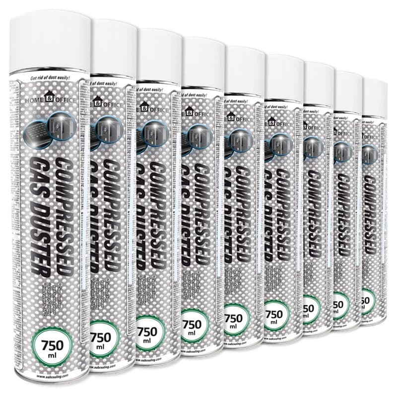 Air Comprimé Gaz 9X AABCOOLING Home&Office Gas Duster 750ml K2, Kits de Nettoyage, Photo et caméscopes, Nettoyage, Informatique