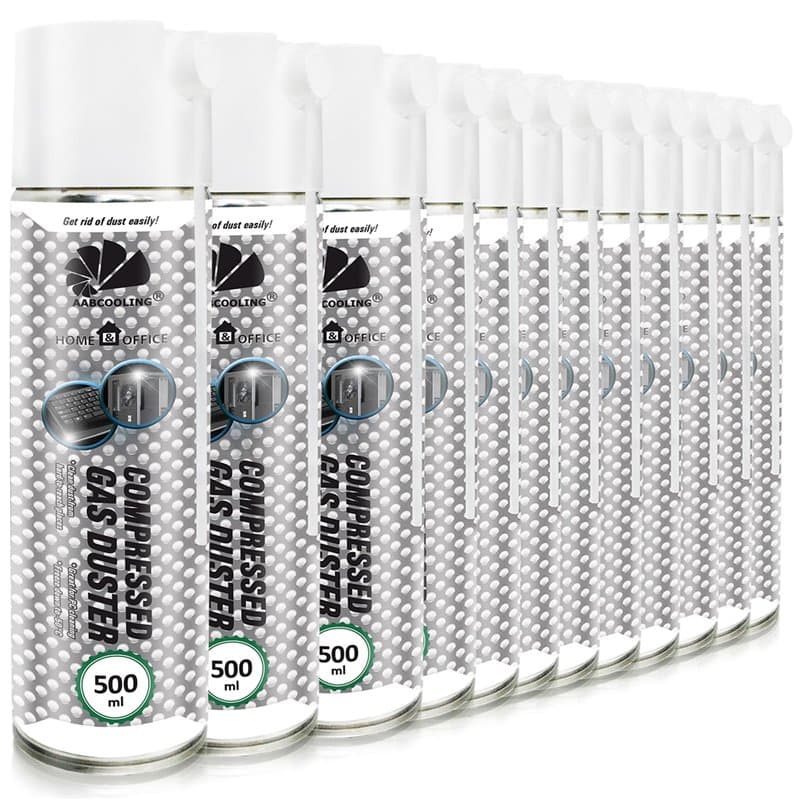 Fournitures de bureau 12x 500ml AABCOOLING Home&Office Bombe a Air Comprimé Gas Duster K2, Informatique Matériel, Nettoyage de l