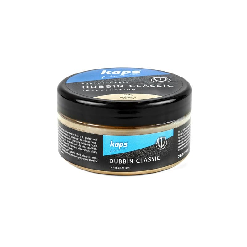 Kaps Graisse de Cire Dubbin Classic - Imperméable à l'eau Ramollit et Préserve le Cuir - Laisse un Parfum Agréable - Pour les Ch