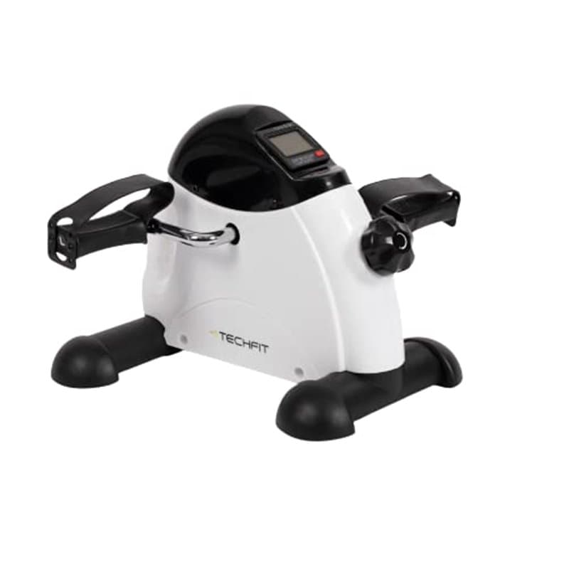 TechFit Pédalier, mini vélo de vélo pour usage domestique et bureau, outil d'entraînement facile pour bras et jambes avec écran